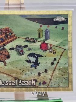 UNIQUE ? Superfractor 1/1 #60 SpongeBob Mussel Beach Topps Chrome 2025