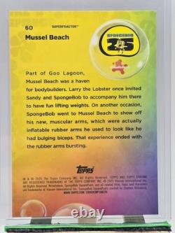 UNIQUE ? Superfractor 1/1 #60 SpongeBob Mussel Beach Topps Chrome 2025