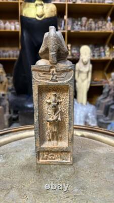 UN MAÎTRE-PIECE ANTIQUE ÉGYPTIEN RARE STATUE DU ROI RAMSES II AVANT JC