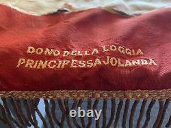 Un Cadeau De Drapeau Américain De La Famille Royale D'italie