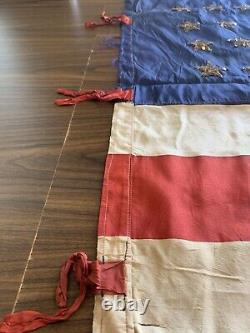 Un Cadeau De Drapeau Américain De La Famille Royale D'italie