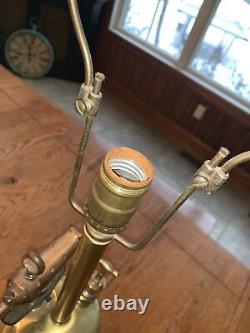Un D'un Type Steampunk Antique En Laiton Lampe De Blowtorch Design Industriel