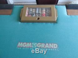 Un D'une Sorte Article Mgm Grand Casino Las Vegas 9 Seat Poker À Plein Table Chaise With9