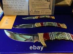 Un Des Kind Buck Kalinga Knife Set Par Yellowhorse