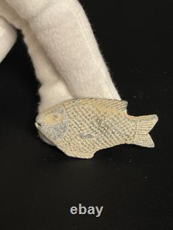 Un Poisson Égyptien Unique en son genre, magnifique Amulette