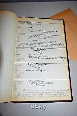 Un Siècle De Progrès Registre Des Invités Goss Printing Press Chicago