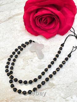 Un chapelet chrétien unique en son genre en or 18 carats : Collier de prière Rosary