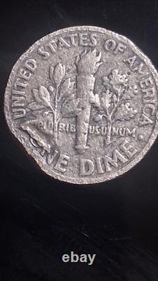Un dime rare unique en son genre, idéal pour toute collection. Erreur de double frappe