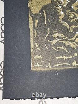 Un exemplaire unique Ian Millard Mangeurs de pommes de terre v2.010 Hommage à Vincent Van Gogh Signé