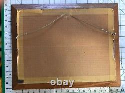 Un exemplaire unique Rare Jack Cody Cuivre Embossé JFK & John-John Salut 12x16