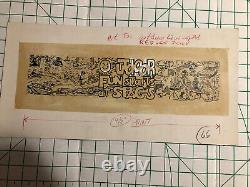 Un exemplaire unique: Spags Lou Rossi Rough Draft Artwork Sales Flyers Christmas Train