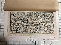 Un exemplaire unique: Spags Lou Rossi Rough Draft Artwork Sales Flyers Christmas Train