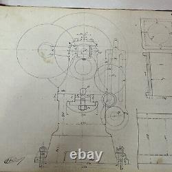 Un exemplaire unique et rare : Dessins mécaniques d'étudiants en génie français de 1883