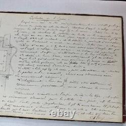 Un exemplaire unique et rare : Dessins mécaniques d'étudiants en génie français de 1883