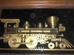 Un-of-a-kind Railroad Railroad Metal Wall Art Par Phillipe Michaud-steampunk