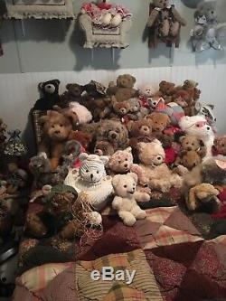 Une Collection Unique Et Magnifique D'ours En Peluche
