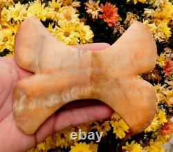 Une Pièce Maîtresse De L'arkansas Quartz Double Crescent X-bannerstone Coll Coa