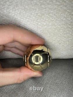 Une boîte de bague de mariage en laiton doré Harry Potter unique
