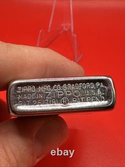 Unico Très Rare Zippo Golfeur 1950-1957 #2517191 Parfait État