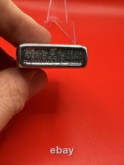 Unico Très Rare Zippo Golfeur 1950-1957 #2517191 Parfait État