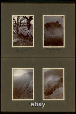 Unique D'un Genre 1916 Visite À Nanital, Inde, 42 Snapshots Album De Photographie