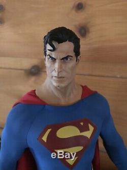 Unique En Son Genre! Format Superman Sideshow Premium Figure 1/4 Statue Original DC