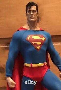 Unique En Son Genre! Format Superman Sideshow Premium Figure 1/4 Statue Original DC