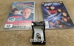 Unique En Son Genre. Star Trek Next Generation Custom Rings & First & Last DC Comic