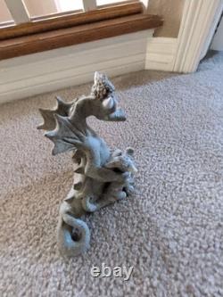 Unique ! Pièce en céramique de père et fils dragon