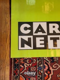 Unique en son genre ! Grande bannière promotionnelle en vinyle des Super Nanas de Cartoon Network des années 2000