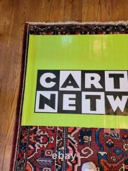 Unique en son genre ! Grande bannière promotionnelle en vinyle des Super Nanas de Cartoon Network des années 2000