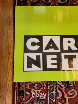 Unique en son genre ! Grande bannière promotionnelle en vinyle des Super Nanas de Cartoon Network des années 2000