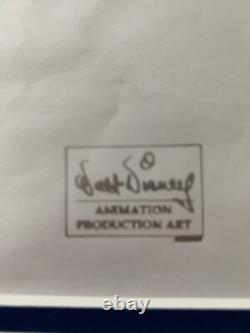Unique en son genre ! Rare ! Petite Sirène 2 COA ! Dessin au crayon pour le film