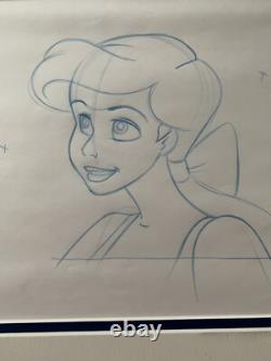Unique en son genre ! Rare ! Petite Sirène 2 COA ! Dessin au crayon pour le film