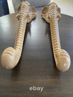 Unique en son genre ! TRÈS UNIQUE ! Têtes d'éléphant ART DÉCORATIF VINTAGE pour la maison
