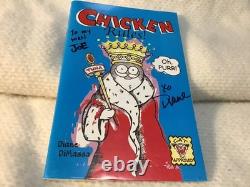 Unique en son genre ! Zine Chicken Rules ! de Diane DiMassa, signé ! Tout sur son chat