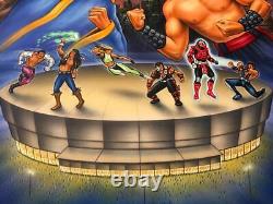 Unique et Rare Peinture d'Art Conceptuel Vintage Original de Mortal Kombat 1995