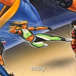 Unique et Rare Peinture d'Art Conceptuel Vintage Original de Mortal Kombat 1995