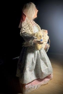 VTG Grand-mère à Louer Personnage par Marina Cantlon 1985 Fait Main - Unique