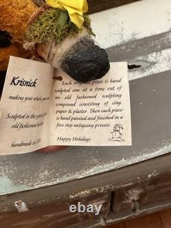 VTG Krisnick par Tom Panetta Bourdonné sur pied fait main primitif 15 USA