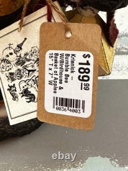 VTG Krisnick par Tom Panetta Bourdonné sur pied fait main primitif 15 USA