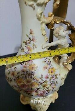 Vase D'art Vintage Allemand Rudolstadt Rw Rare! Belles Couleurs, L'une D'une Sorte