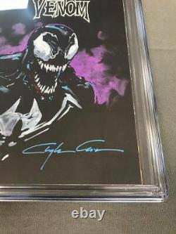 Venin The End 1 Cgc Ss 9.8 Custom One Of A Kind Painted Cover Par Clayton Crain