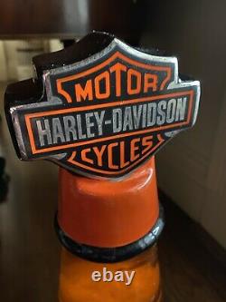 Vintage 2000 Harley Davidson Orange Oil One Of A Kind Lampe De Lave