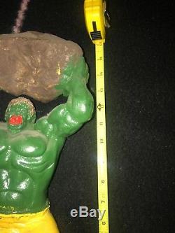 Vintage Incroyable Hulk Statue Un Rare Of A Kind 60, 70 S, S