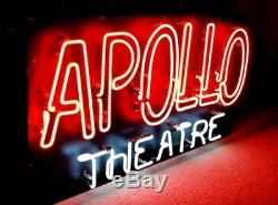 Vintage Neon Sign Apollo Theater Antique Rare! Original One-of-kind Theatre