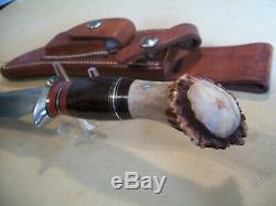 Vintage Randall Kit Handled Par Jim Couteau Behring Treeman Couteaux One Of A Kind