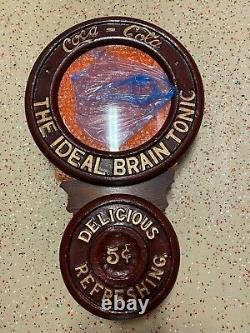 Vintage Unique En Son Genre Coca Cola Baird Clock The Ideal Brain Tonic Mint