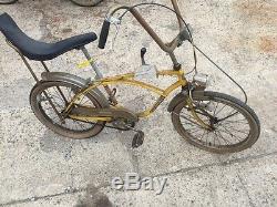 Vintage Vélo Hercules Banana Seat Une Sorte Fabriqué En Angleterre Tout D'origine
