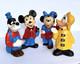 Vintage Des Ann&eacute;es 1980, Pi&egrave;ce Unique, 9 Figurines Disney En C&eacute;ramique Faites Main